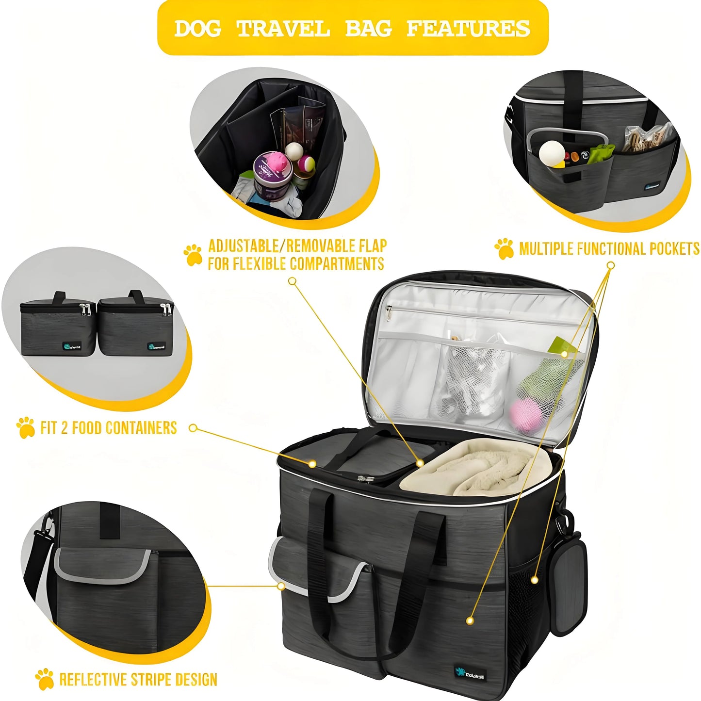Pet Travel Bag | Large Capacity & Airline Approved