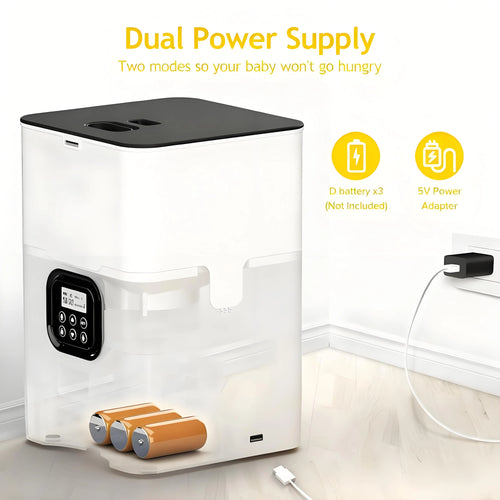 4L Large-Capacity Pet Feeder with Voice Call & Programmable Timing