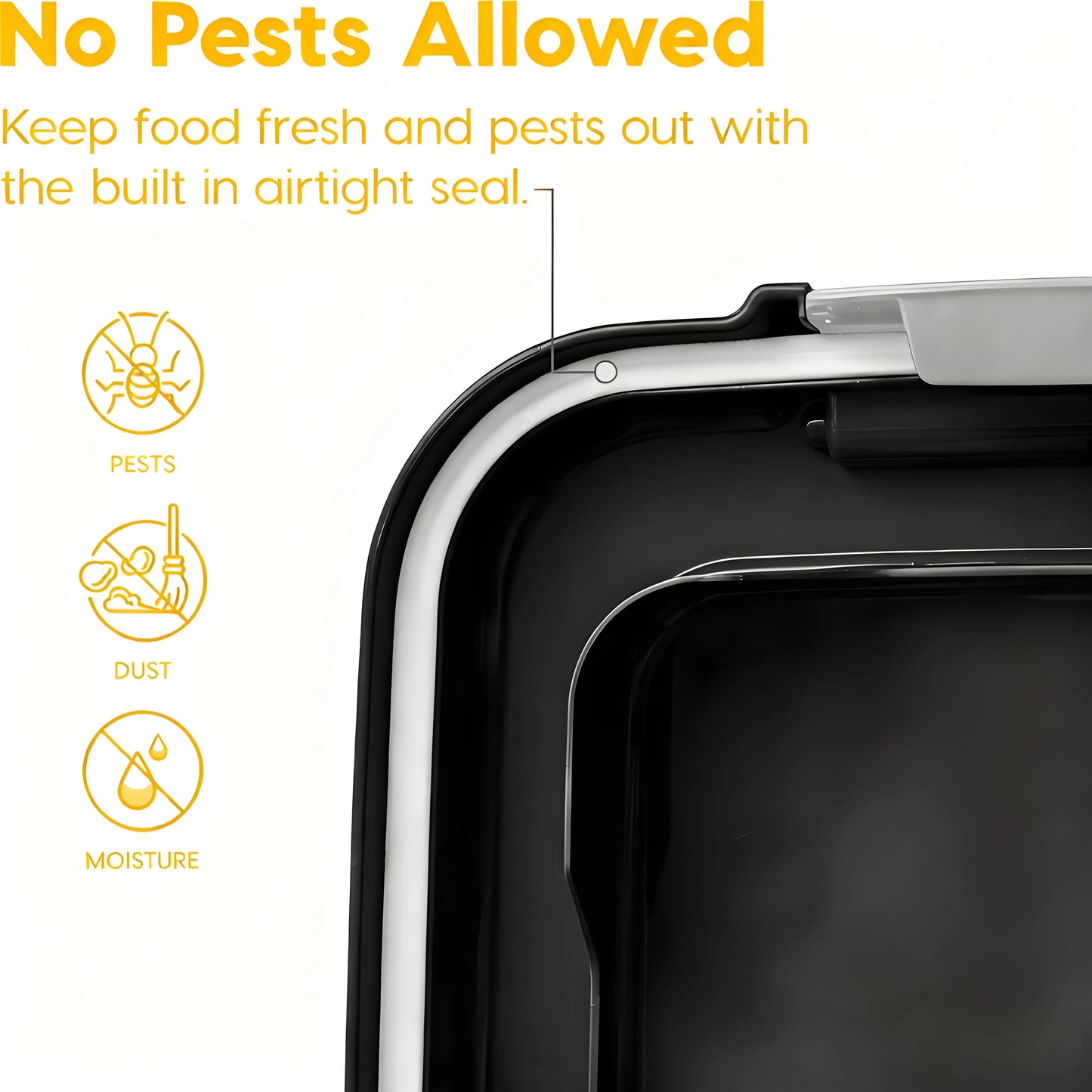 Multifunctional Pet Storage | Airtight, Stackable & Easy to Move